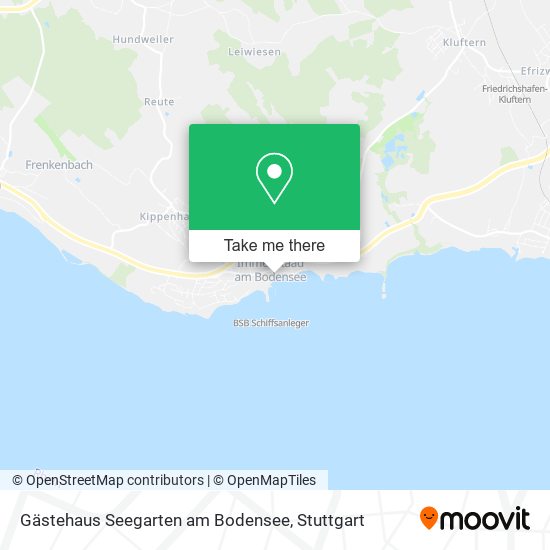 Карта Gästehaus Seegarten am Bodensee