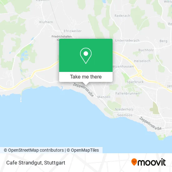 Карта Cafe Strandgut