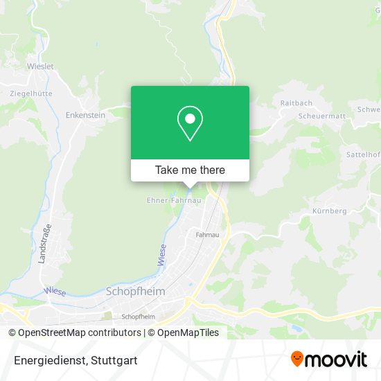 Карта Energiedienst