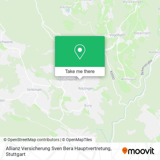 Allianz Versicherung Sven Bera Hauptvertretung map