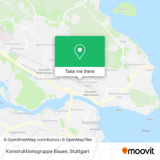 Карта Konstruktionsgruppe Bauen