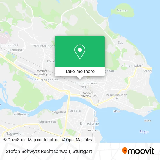 Карта Stefan Schwytz Rechtsanwalt