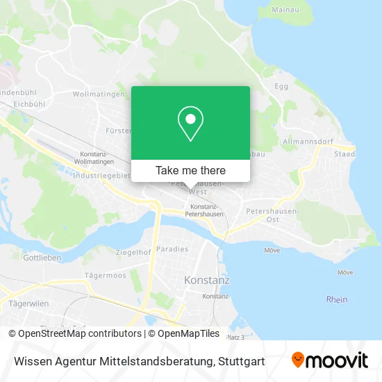Карта Wissen Agentur Mittelstandsberatung