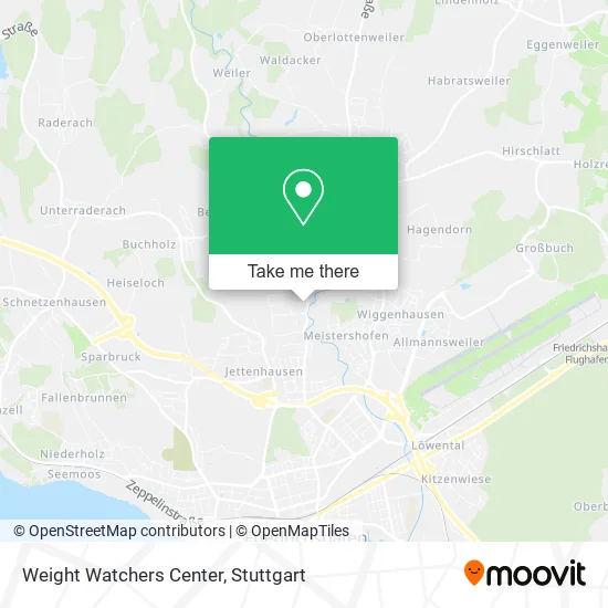 Карта Weight Watchers Center