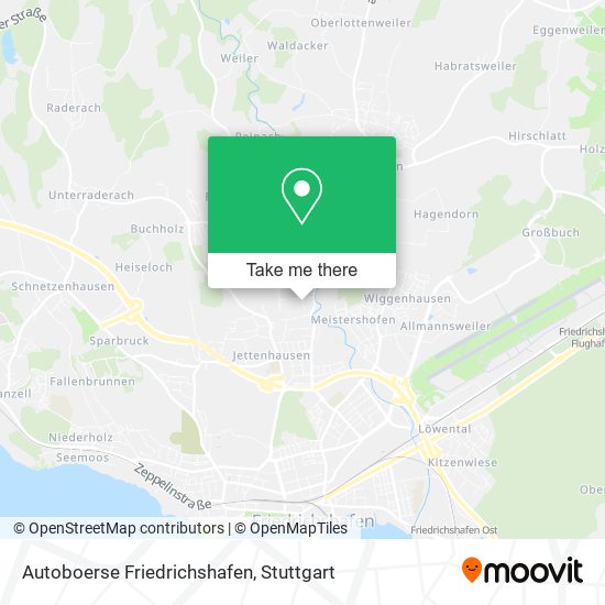 Карта Autoboerse Friedrichshafen