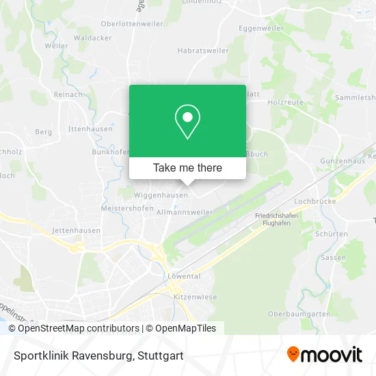 Карта Sportklinik Ravensburg