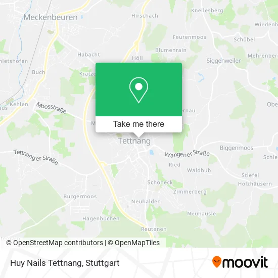 Карта Huy Nails Tettnang