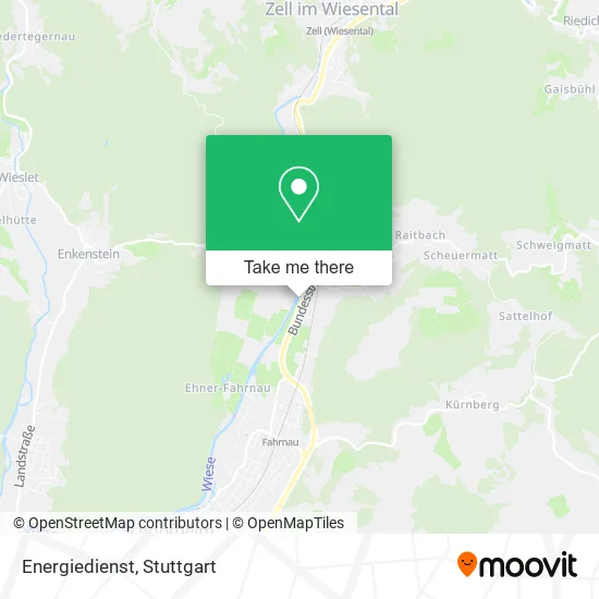 Карта Energiedienst