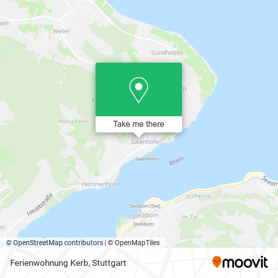 Ferienwohnung Kerb map