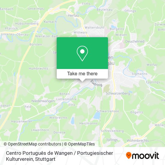 Centro Português de Wangen / Portugiesischer Kulturverein map