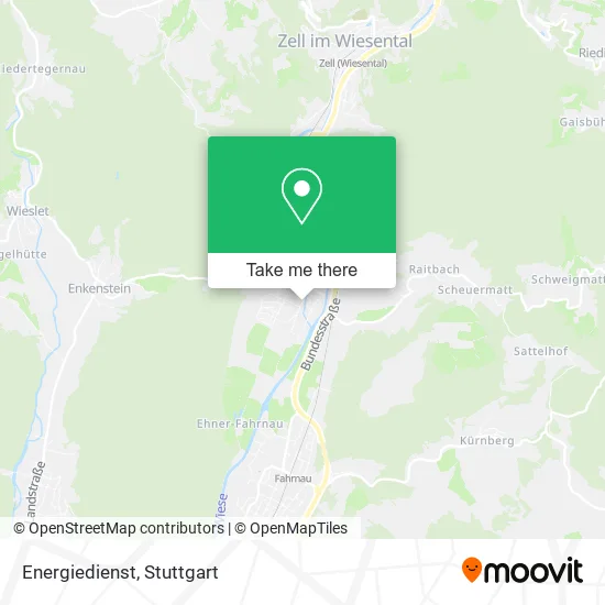 Карта Energiedienst