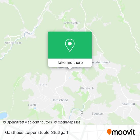 Gasthaus Loipenstüble map