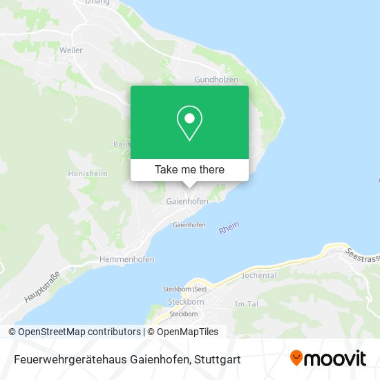 Feuerwehrgerätehaus Gaienhofen map