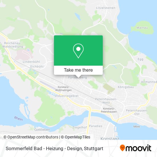 Карта Sommerfeld Bad - Heizung - Design