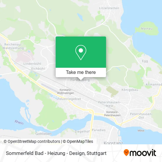 Карта Sommerfeld Bad - Heizung - Design