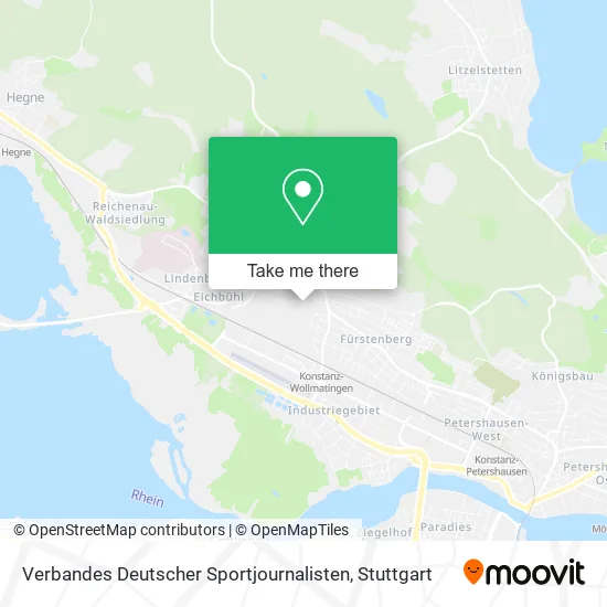 Карта Verbandes Deutscher Sportjournalisten