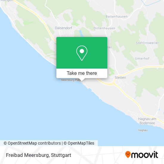 Freibad Meersburg map