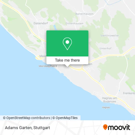 Карта Adams Garten