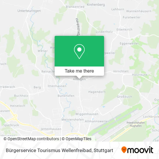 Карта Bürgerservice Tourismus Wellenfreibad