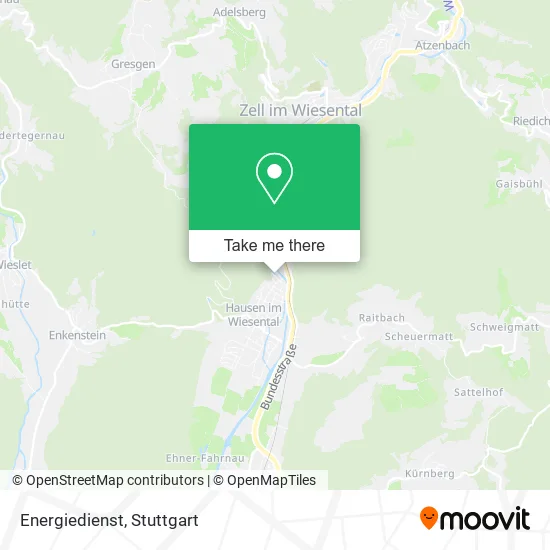 Карта Energiedienst