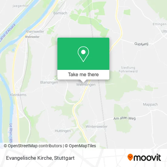 Карта Evangelische Kirche