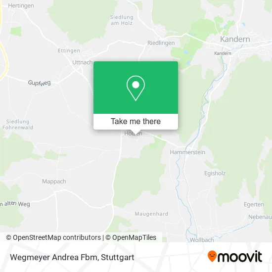 Карта Wegmeyer Andrea Fbm