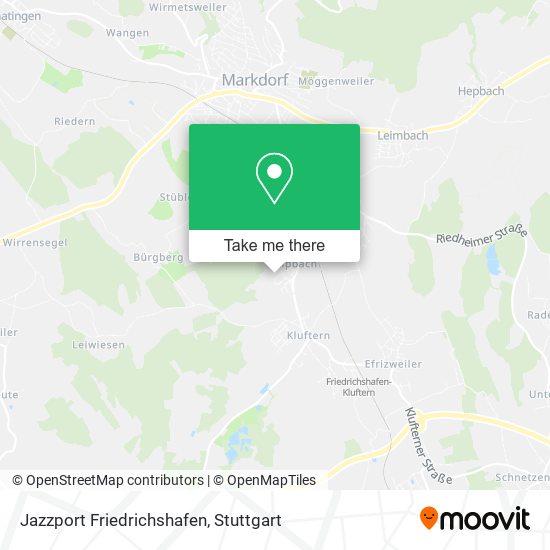 Jazzport Friedrichshafen map