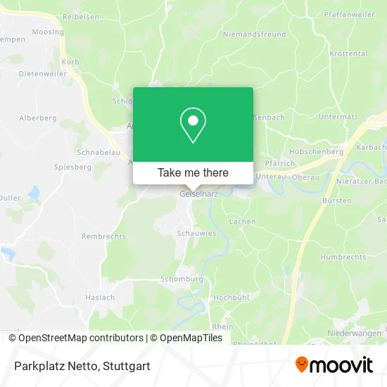 Карта Parkplatz Netto