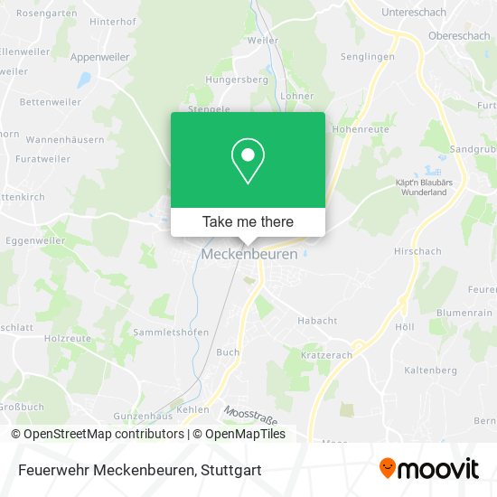 Feuerwehr Meckenbeuren map