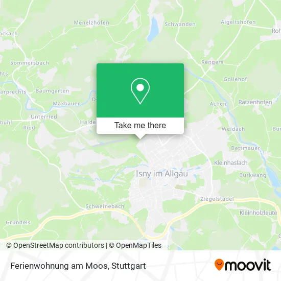 Карта Ferienwohnung am Moos