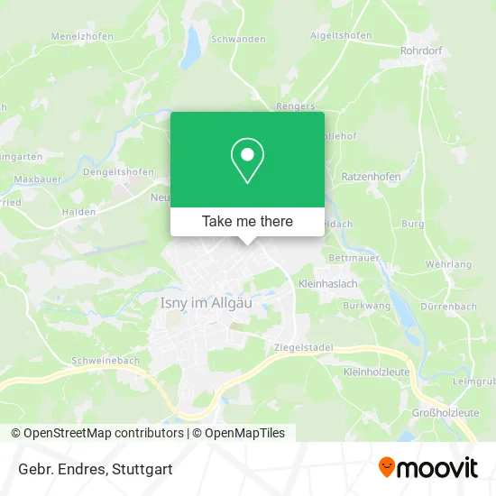 Карта Gebr. Endres