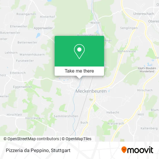 Карта Pizzeria da Peppino