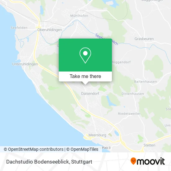 Карта Dachstudio Bodenseeblick