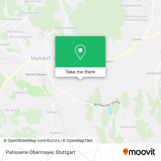 Patisserie Obermayer map