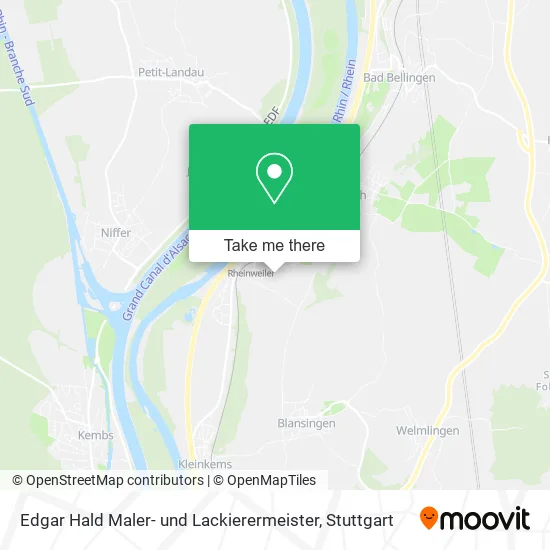 Карта Edgar Hald Maler- und Lackierermeister