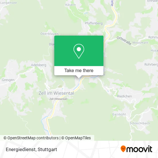 Карта Energiedienst