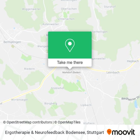 Ergotherapie & Neurofeedback Bodensee map