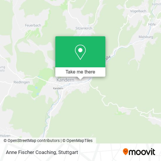 Anne Fischer Coaching map