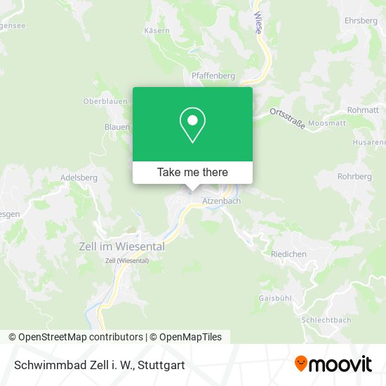 Schwimmbad Zell i. W. map