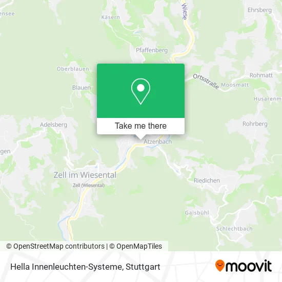 Карта Hella Innenleuchten-Systeme