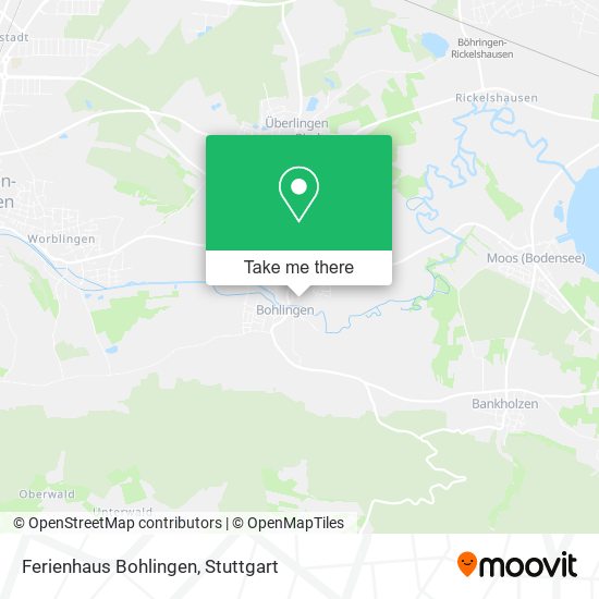 Ferienhaus Bohlingen map