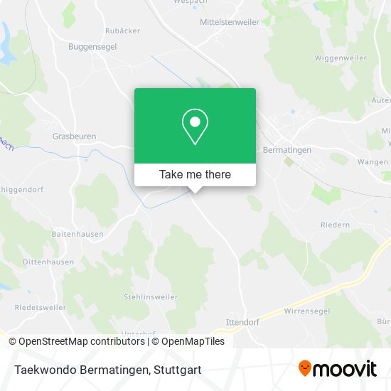 Taekwondo Bermatingen map