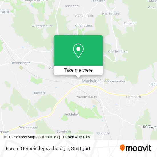 Forum Gemeindepsychologie map