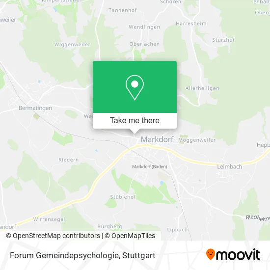 Карта Forum Gemeindepsychologie