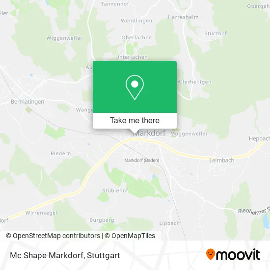 Карта Mc Shape Markdorf