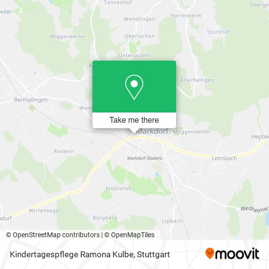 Kindertagespflege Ramona Kulbe map