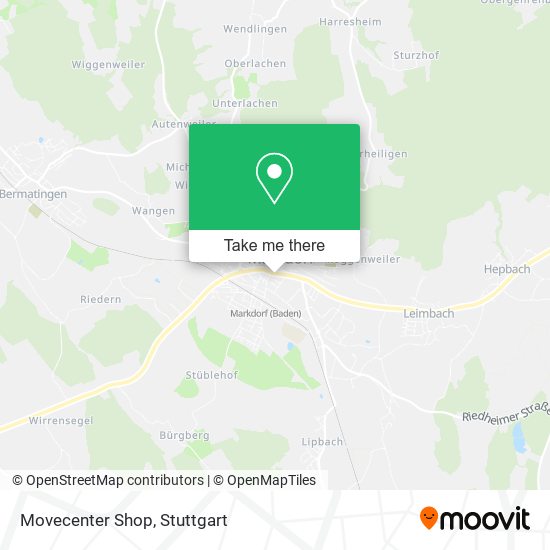 Movecenter Shop map