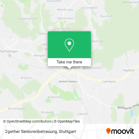 Карта 2gether Seniorenbetreuung