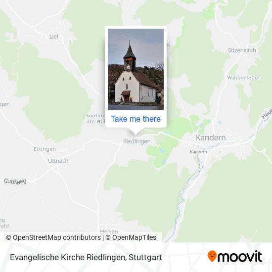 Карта Evangelische Kirche Riedlingen