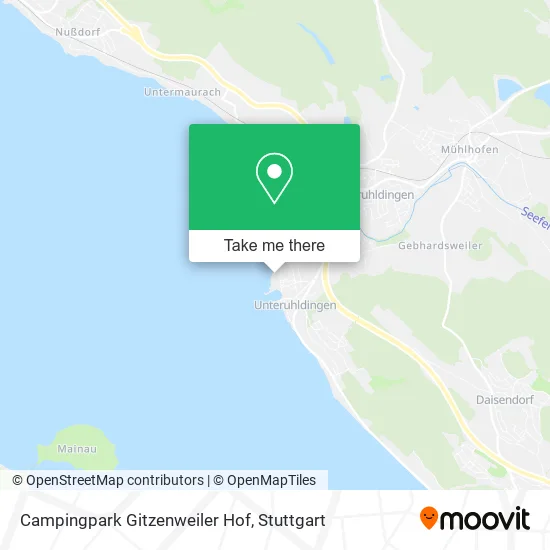 Карта Campingpark Gitzenweiler Hof